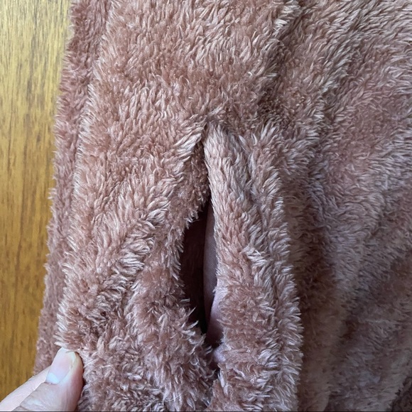 NWT BSP Just Fab Mauve Teddy Bear Sherpa Jacket - Picture 5 of 8